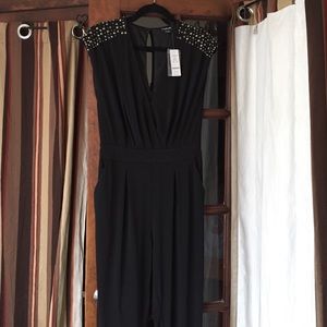 Bebe black jumpsuit.