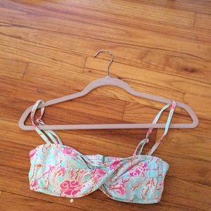 Lilly Pulitzer bandeau bathing suit top
