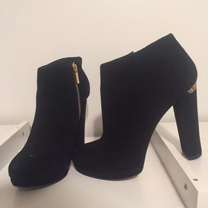Black Michael Kors booties
