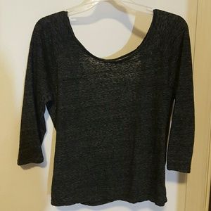 AE 3/4 Sleeve Tee w/ Open Back
