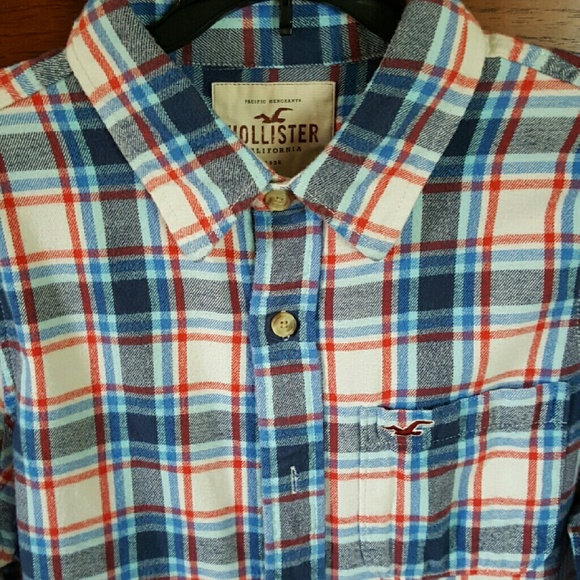 Hollister Men's Flannel Button Down Shirt