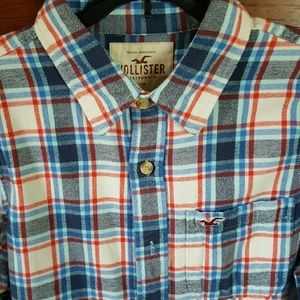 Hollister Men's Flannel Button Down Shirt