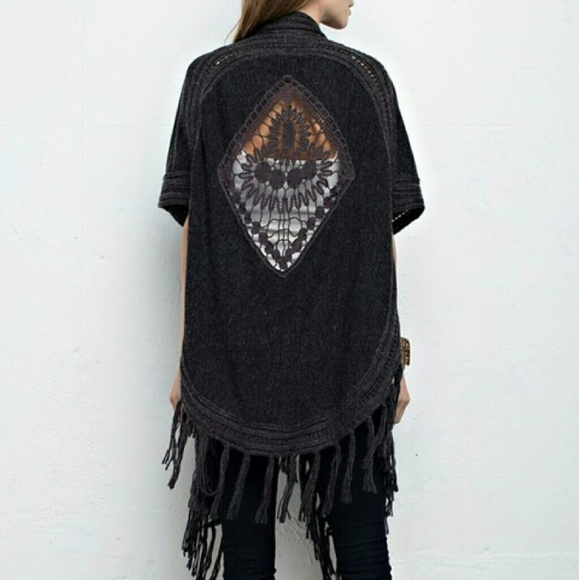 SOLD OUT Charcoal Sweater Cardigan