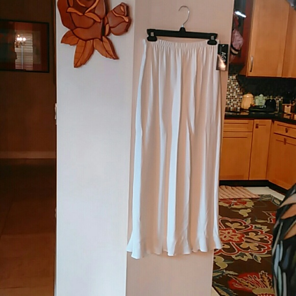 White skirt