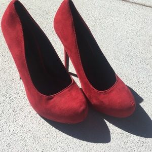 Red high heels
