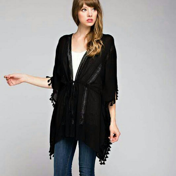 NEW Lightweight black cardigan