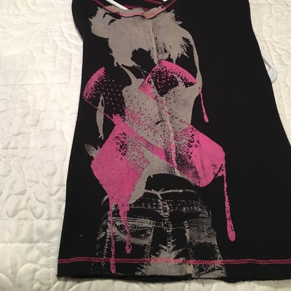 Design on side Racerback Tank - Picture 3 of 4