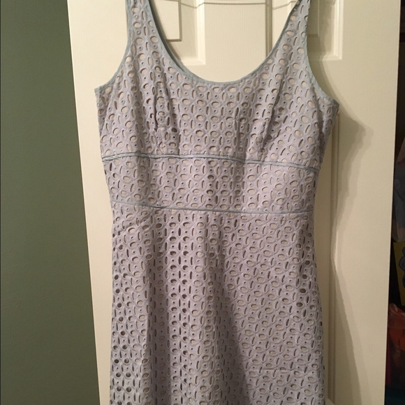 NWT Ann Taylor Loft Eyelet Fit & Flare Dress Sz 12