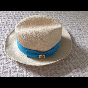 Tory Burch Ribbon trim fedora