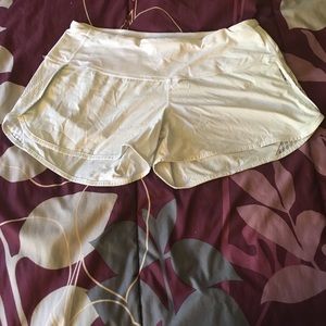 LuluLemon White Shorts
