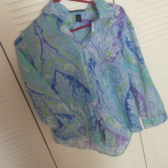 Ralph Lauren button up blouse