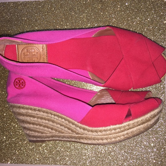 Pink Tory Wedges