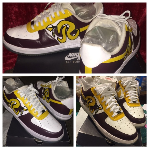 Custom Painted Air Force Ones!
