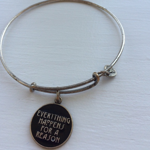 "everything happens for a reason "bracelet