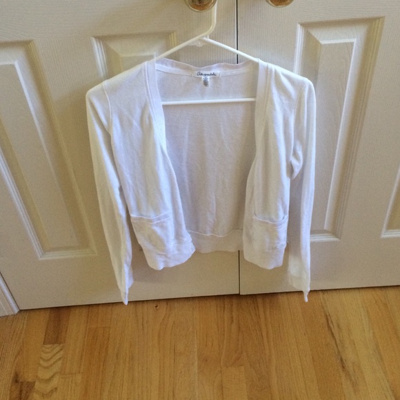 A white cardigan