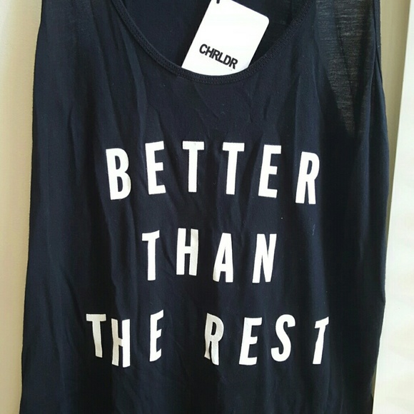 CHRLDR Better Than The Rest Statement Tank - Picture 2 of 4