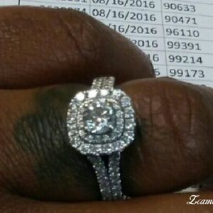 Authentic Vera Wang Diamond Ring