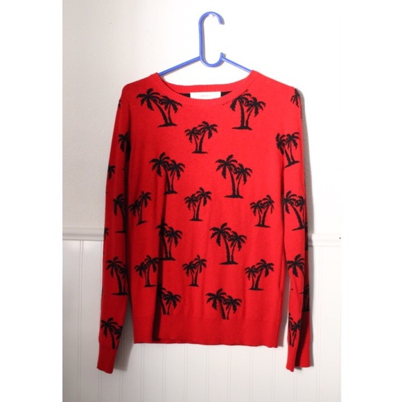 Palm Tree Sweater