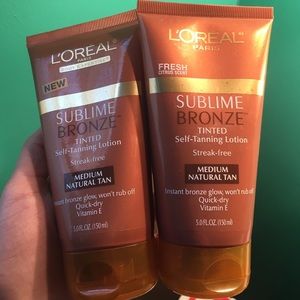 2 for $10 L'Oreal self-tanning lotion!
