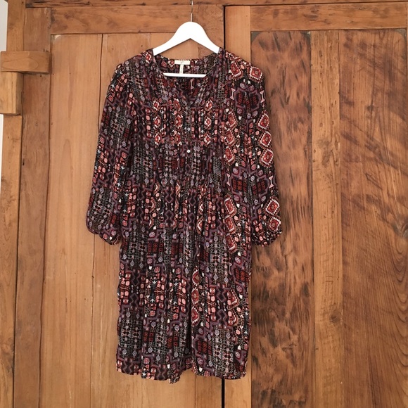 Joie Silk Print Dress