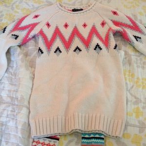 Cynthia Rowley sweater w/footless tights