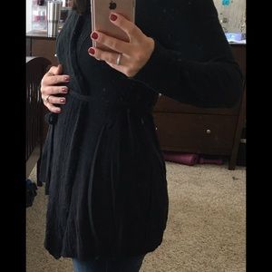 Maternity cardigan. Size XS black. Great used cond