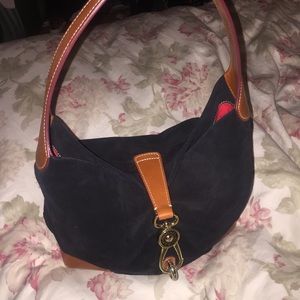 Dooney & Bourke suede hobo