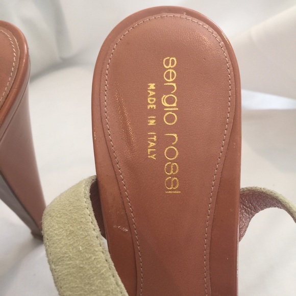 Sergio Rossi Suede Strappy Heels size 37 - Picture 4 of 4