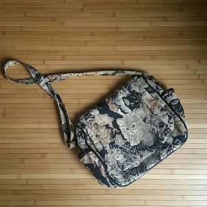 Cat lady bag!! Vintage tapestry style