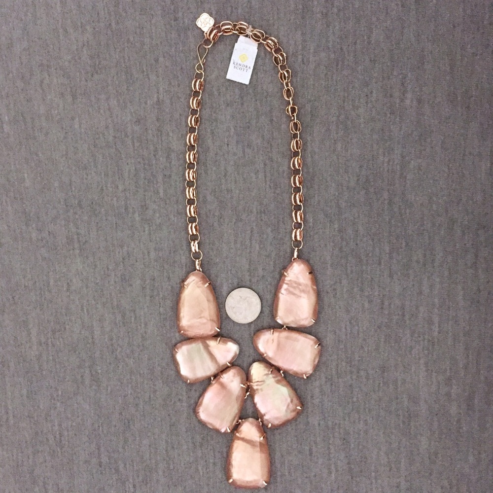 NWT Kendra Scott Harlow Peach Illusion - Picture 3 of 3