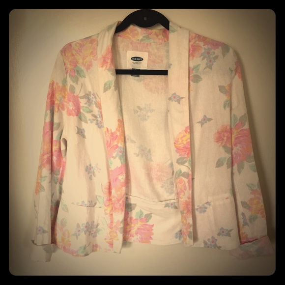 Floral blazer