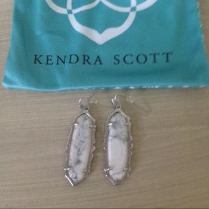 Kendra Scott marble earrings and bracelet