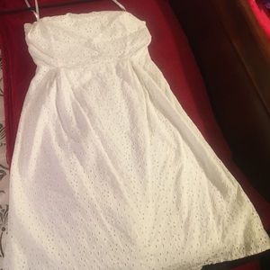 White old navy strapless