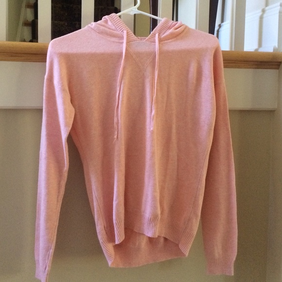 A pink sweatshirt