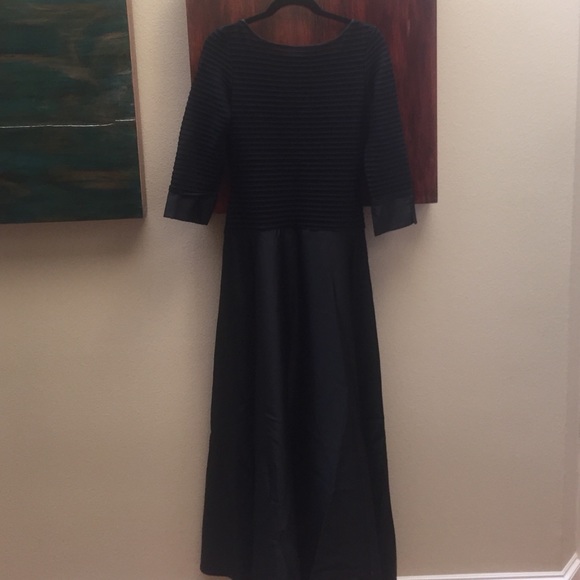 Black evening gown