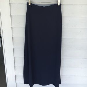 The Limited maxi skirt in navy blue