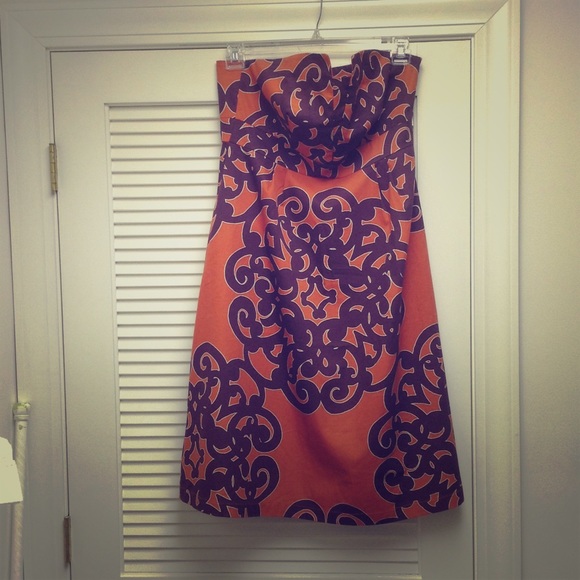 Strapless A-line Dress