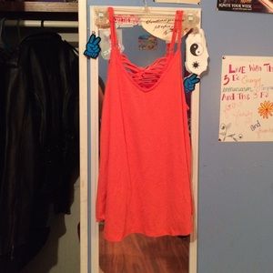 Orange tank top