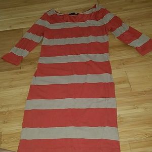 Striped fitted dress