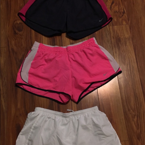 3 pairs of Nike running shorts