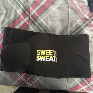 Black Waist Sweat waist trimmer