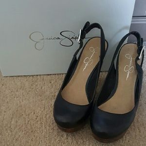Jessica Simpson Round Toe Slingback Heel