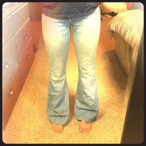 Bell bottom jeans