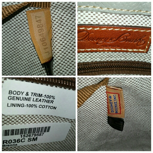 Dooney&bourke pebble leather Brenna  satchel w/acc - Picture 2 of 4