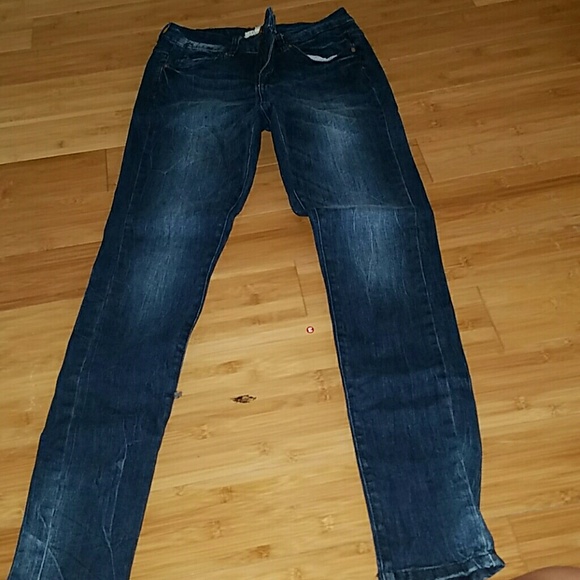 Dark blue jeans