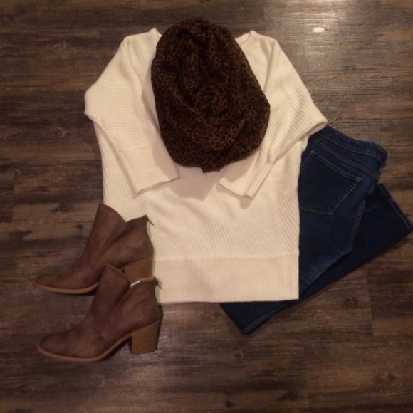 Cream Sweater Tunic
