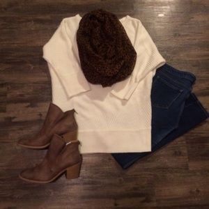Cream Sweater Tunic