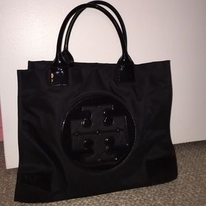 Tory Burch Ella Nylon Tote - Black