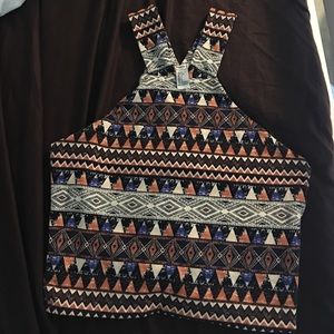 NEW Tribal Print Crop Top