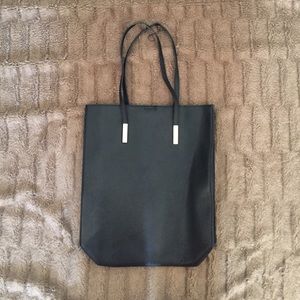 Primark Black Tote | Large | Gold Detail